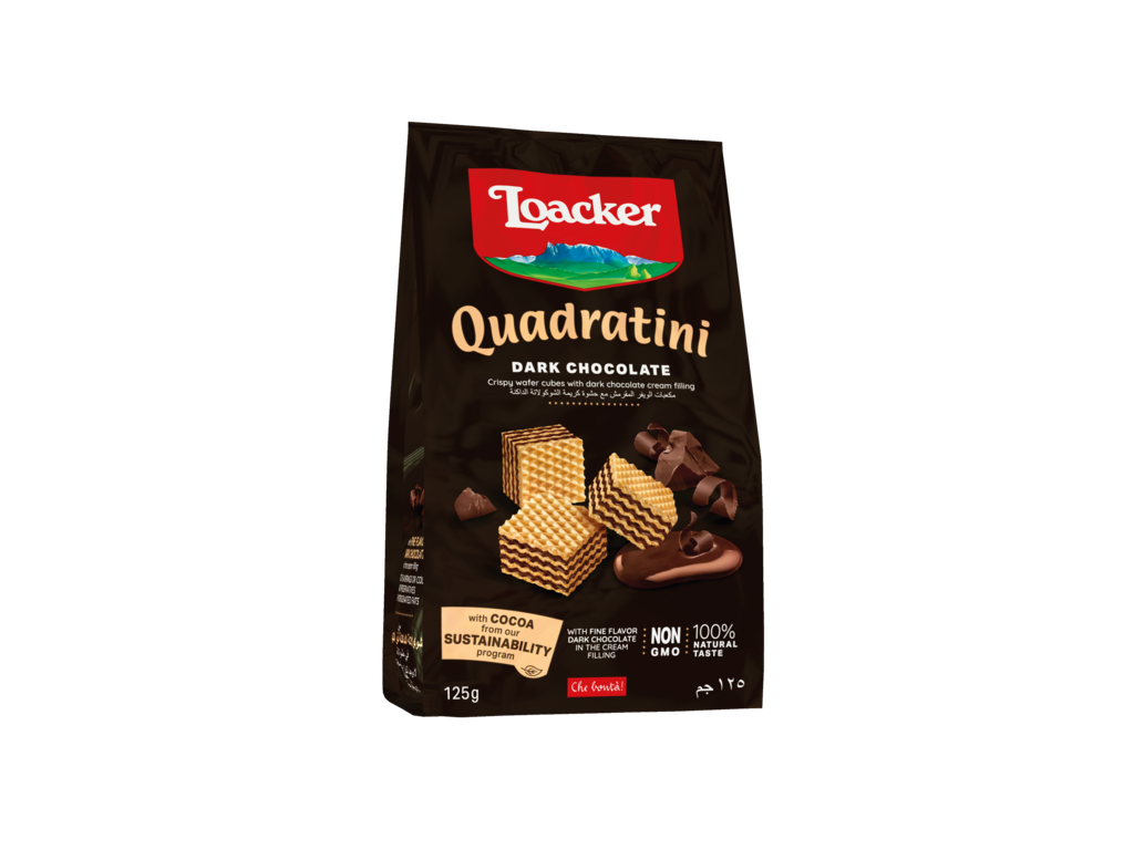 Waffel Quadratini Dark Chocolate – mit Bitterschokolade